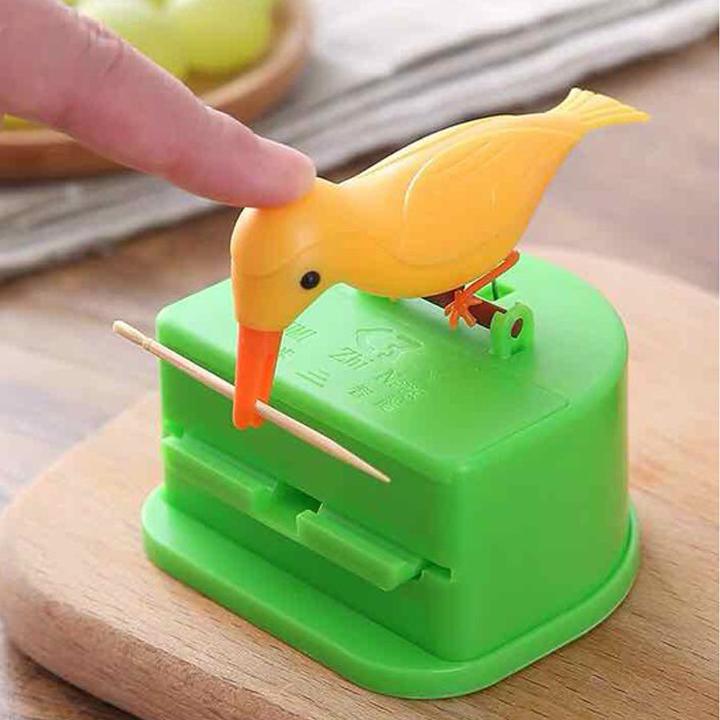 Hộp Tăm Chim Gắp Tăm
