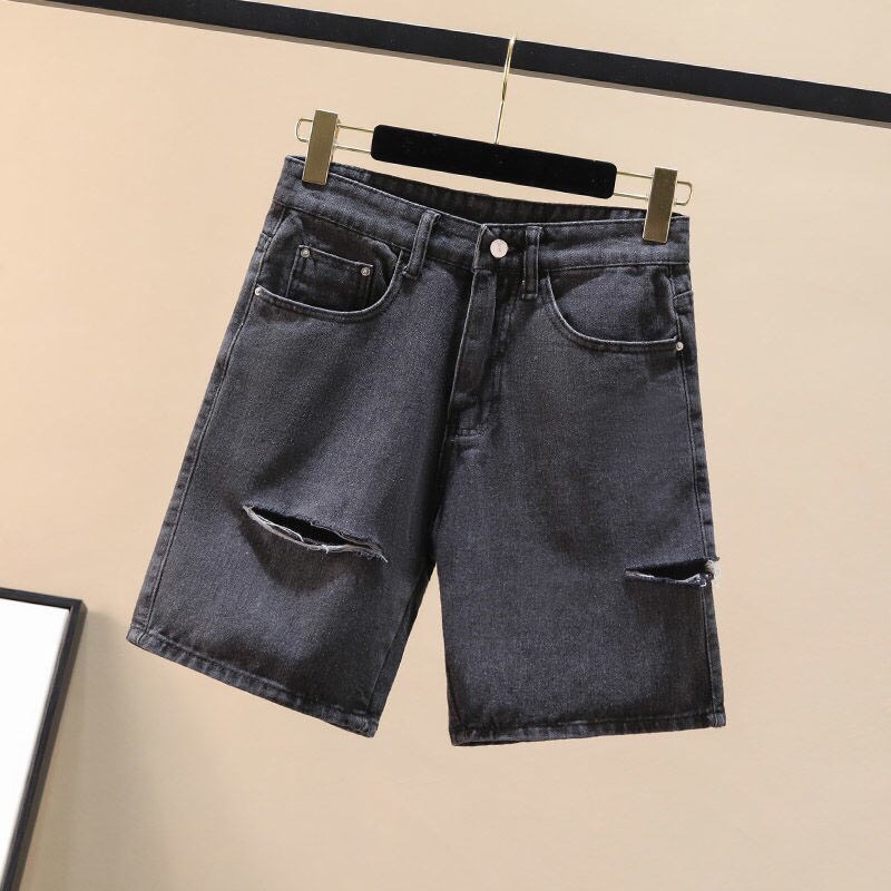 QUẦN JEANS NGỐ LAI CUỐN RÁCH PT