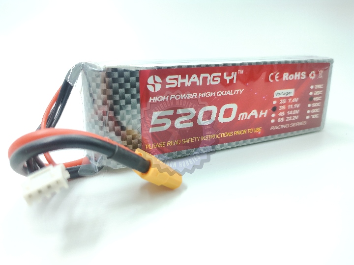 PIN LIPO SANGYI 11.1v 3S 5200MAH 45C