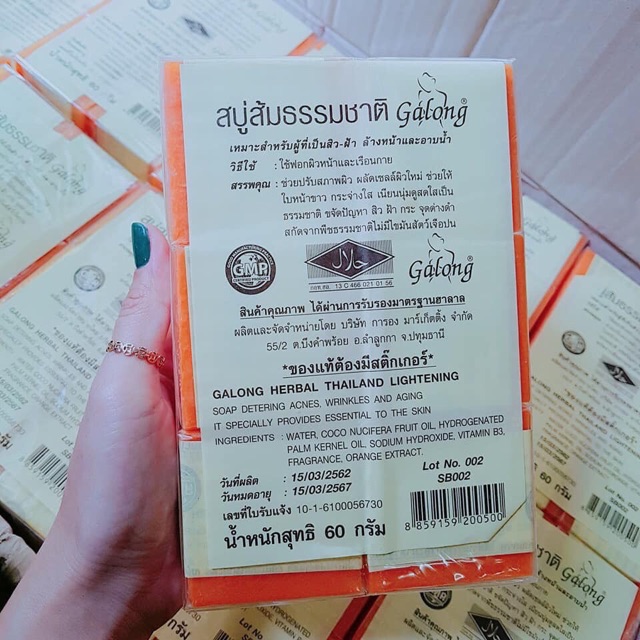 Xà Phòng Nghệ Thái Lan Mụn Lưng Trắng da