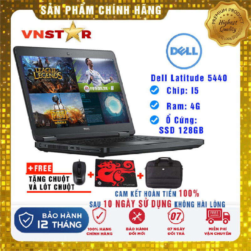 Laptop DEll 5440 i5-4200U | Ram 8GB | SSD 256Gb 14 | HD - Nhập khẩu USA