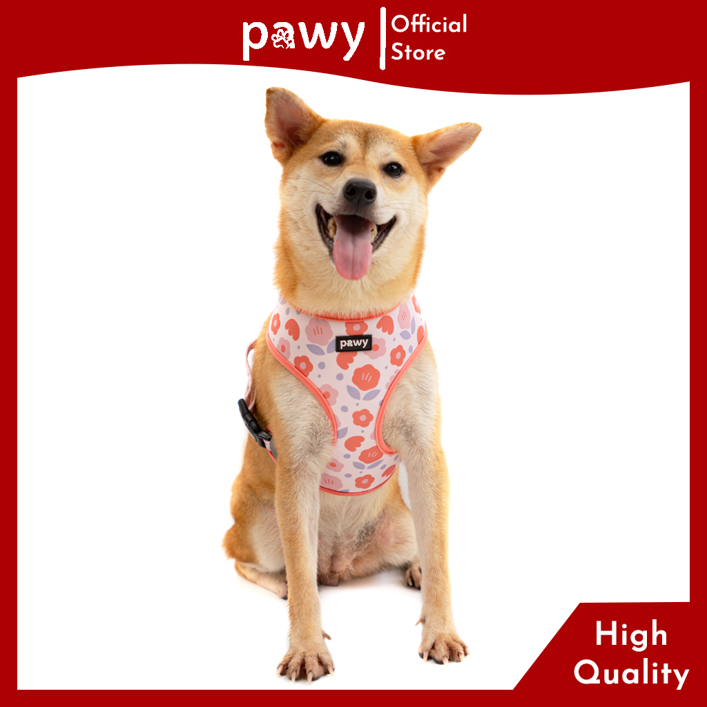Yếm Dắt Chó Pawy 2 Mặt - Blooming Dalat - Dog Reversible Harness