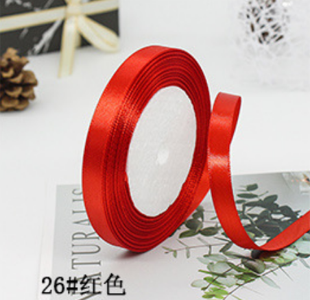 Ruy băng lụa bản 2cm dài 22 mét màu sắc đẹp