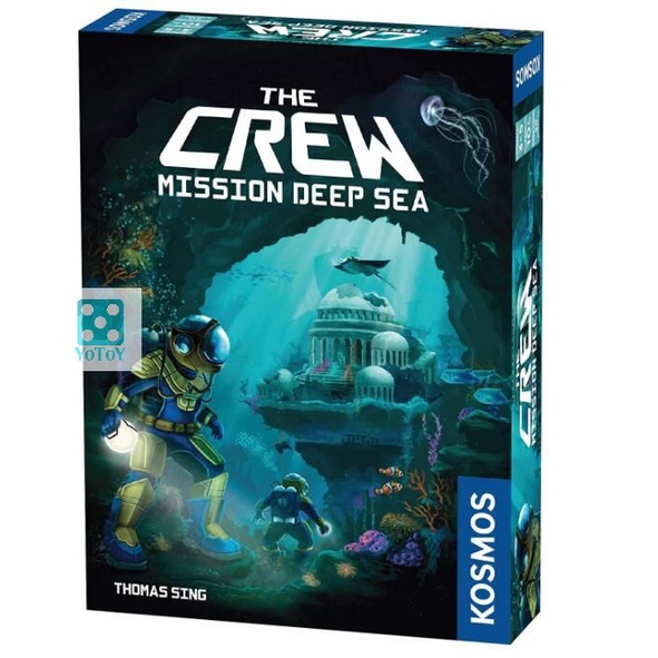 Trò chơi thẻ bài The Crew boardgame đồng đội (02 phiên bản The Quest for Planet Nine và Mission Deep sea)