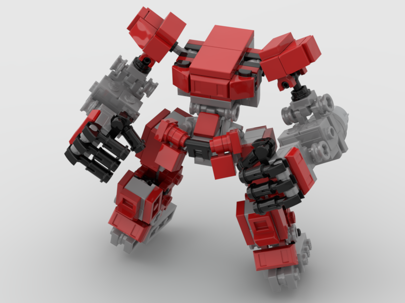 Le Go Đồ Chơi Lắp Ráp Robot Mech Train