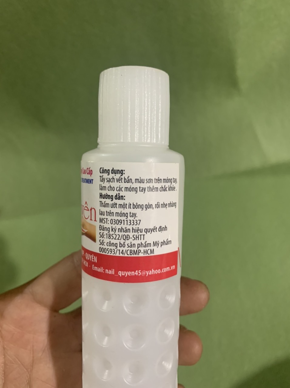 Nước Rửa Móng Tay Quyên Acetone 125ml