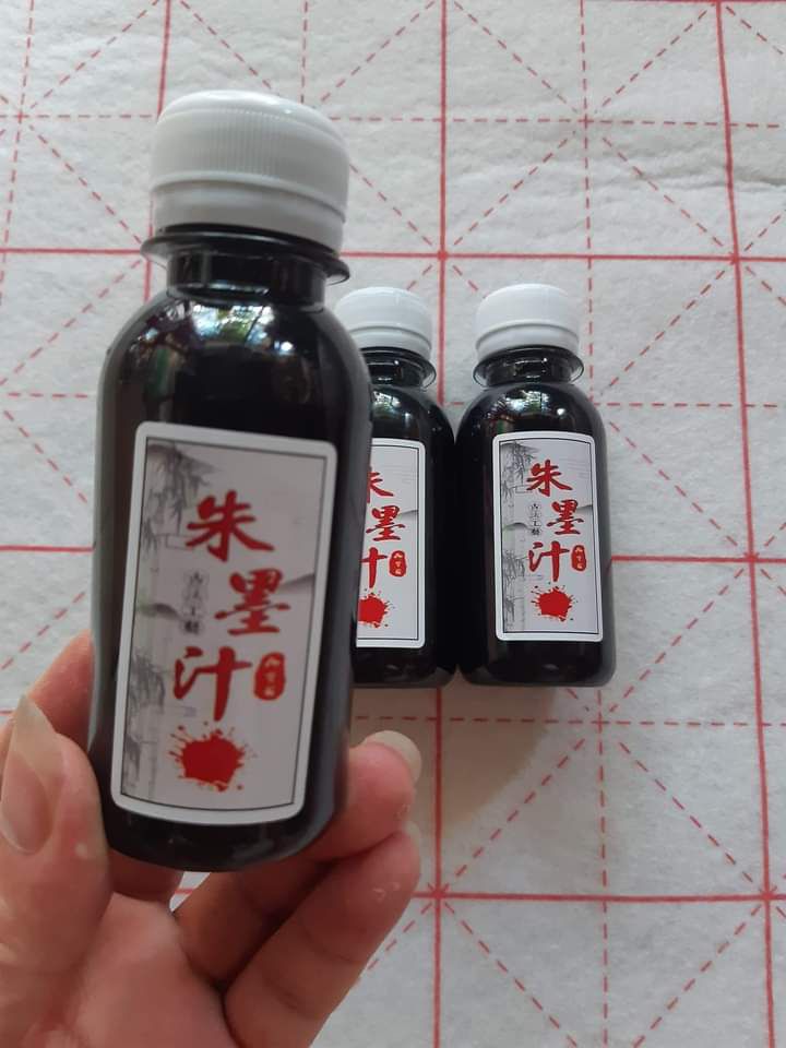 mực đen đậm đặc, viết thư pháp , thư họa. 120ml