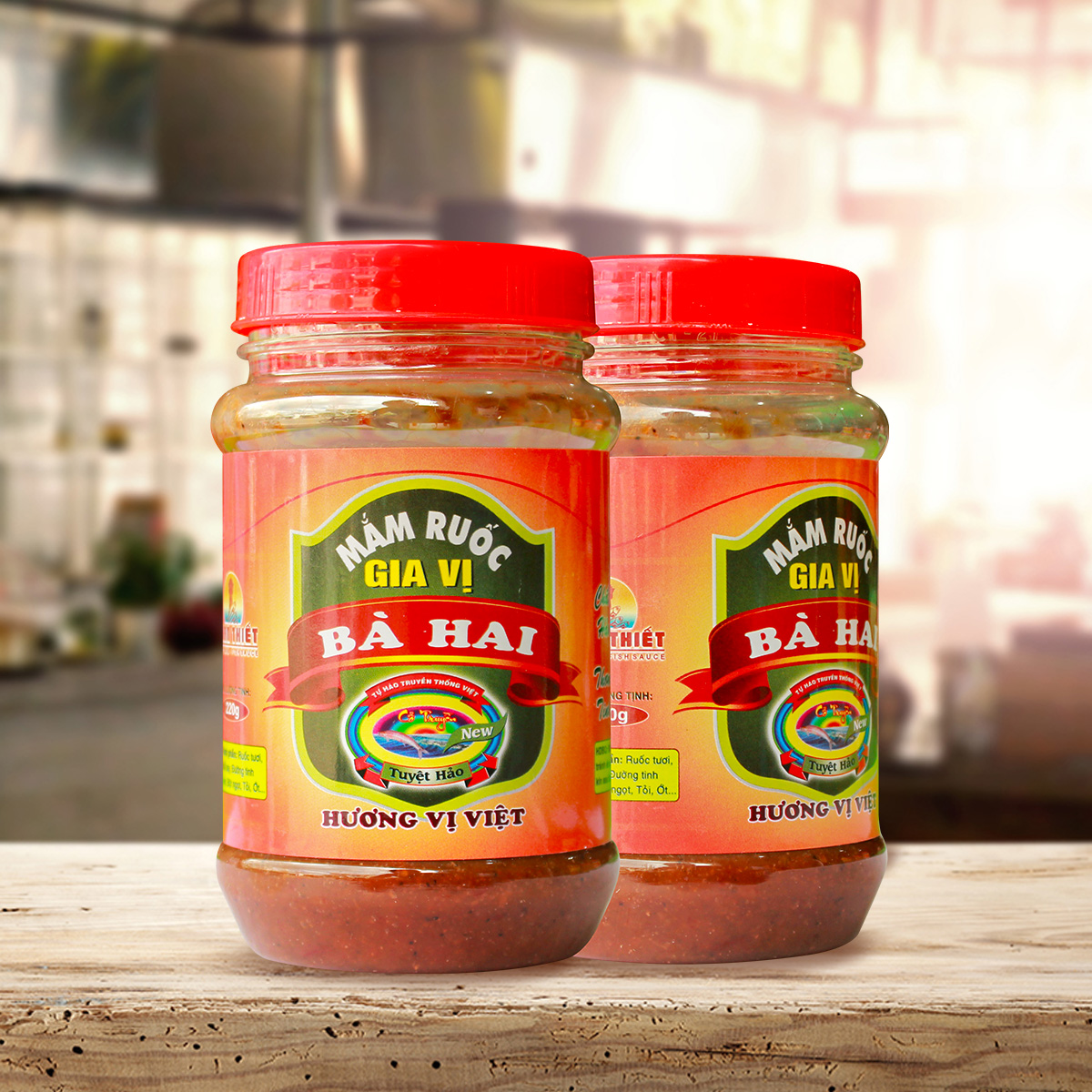 Mắm ruốc gia vị BÀ HAI PHAN THIẾT (hủ lớn 220GR)