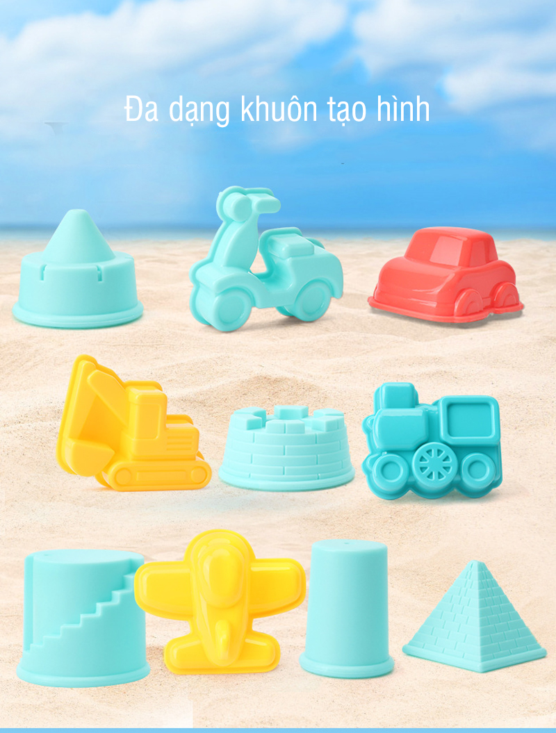Bộ đồ chơi xúc cát đi biển cho trẻ em