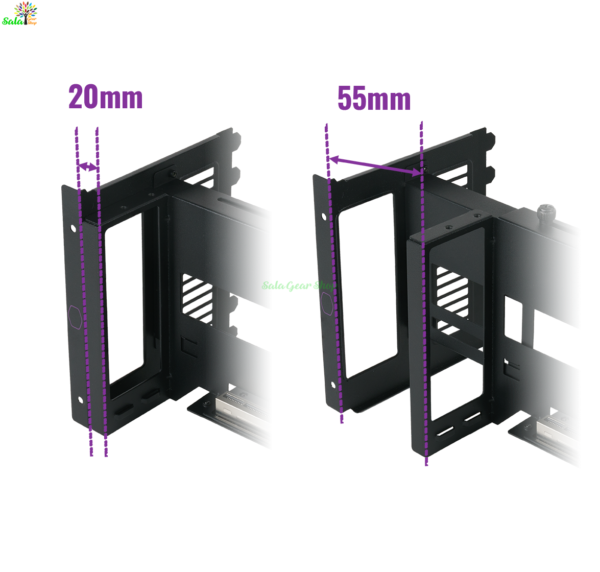 Bộ dựng Card VGA Cooler Master Vertical Graphics Card Holder Kit V2