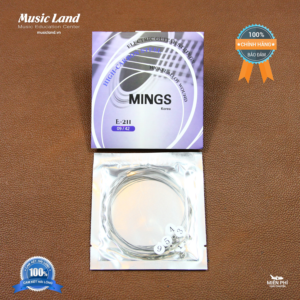 Dây Đàn Guitar Điện Mings E-211 - Chính hãng