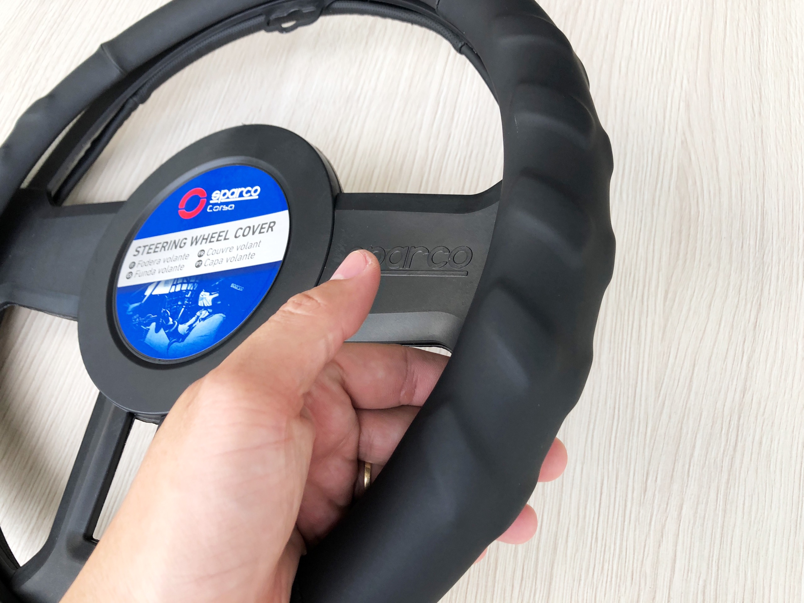 [HCM]Bọc vô lăng Sparco Corsa (SPC1117BK)