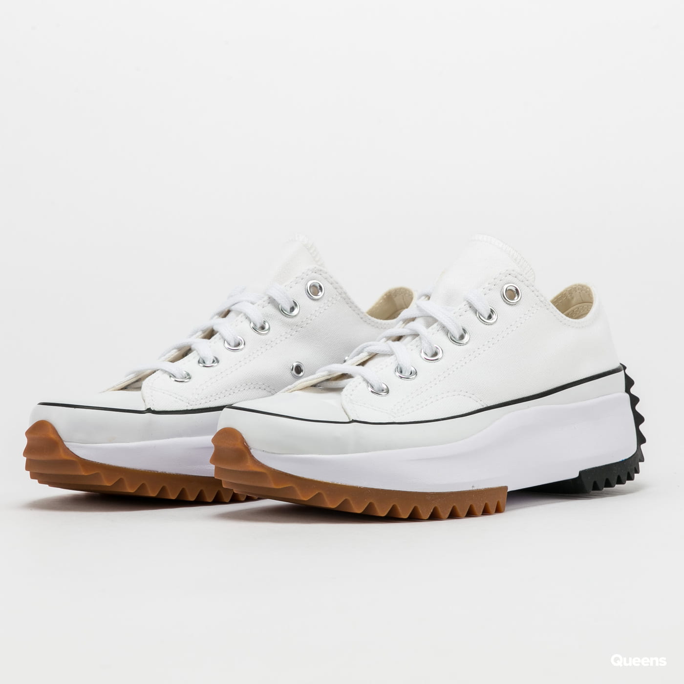 Giày Converse run Hike star 1970s low white Top ( Cv 1970s màu kem thấp cổ)