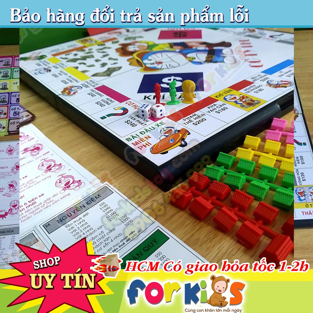 Cờ Tỷ Phú Bàn Nhựa Lớn 44X43Cm Trò Chơi Tết Giải Trí