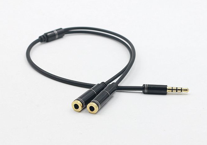 Jack chia tai nghe từ 1 cổng 3.5 thành 2 cổng 3.5 loại đẹp