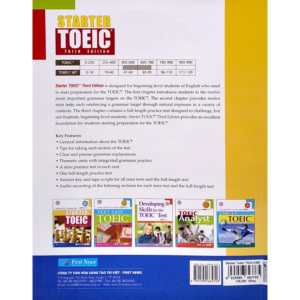 First News - Sách Starter TOEIC Third Edition (Kèm QR Code)