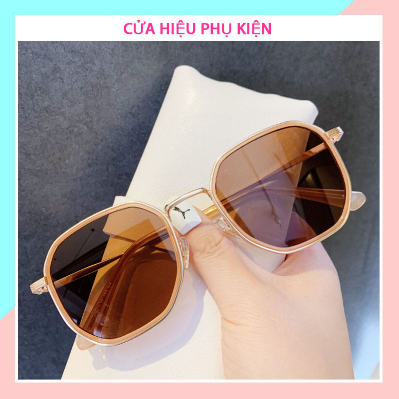 Kính mát nữ hàng cao cấp bảo vệ mắt chống tia UV bảo hành 12 tháng trên toàn quốc - Kính râm thời trang thanh lịch phù hợp đi chơi đi biển 016