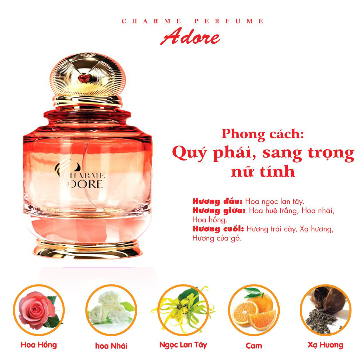 [HCM]Nước Hoa Nữ Tính  Adore 50ml và 100ml
