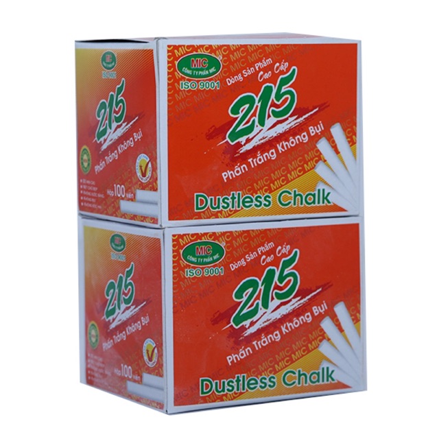 Combo 5 hộp Phấn màu/phấn trắng không bụi Mic ( 10 viên 1 hộp )