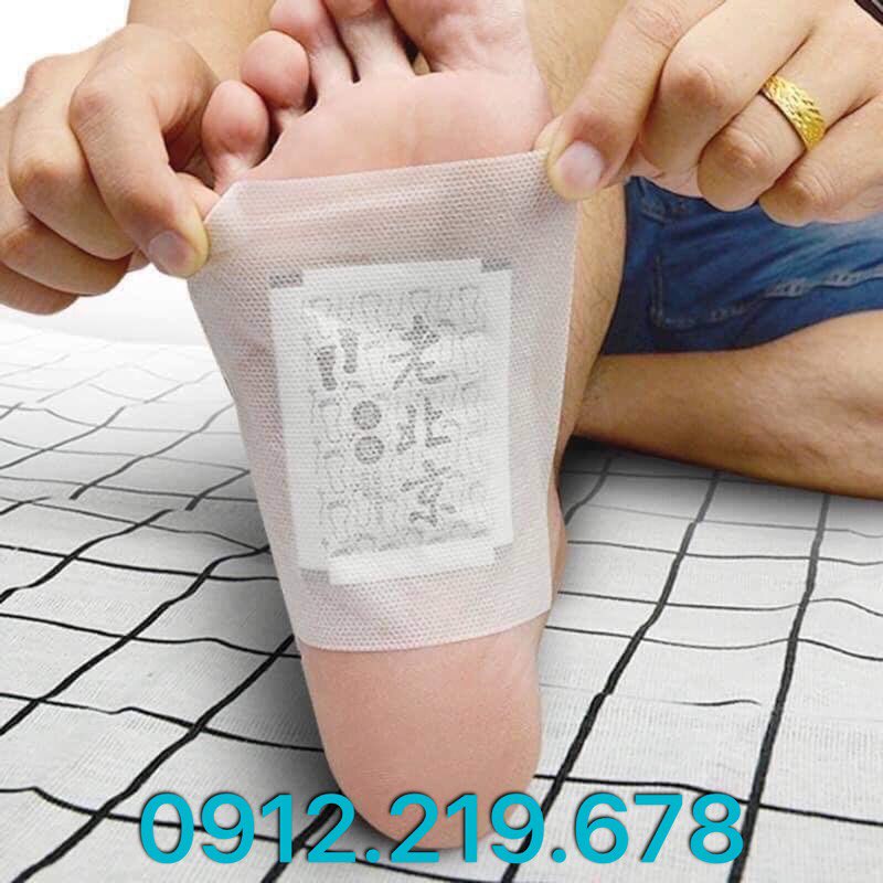 Hộp Miếng dán thải độc cơ thể [dán lòng bàn chân]