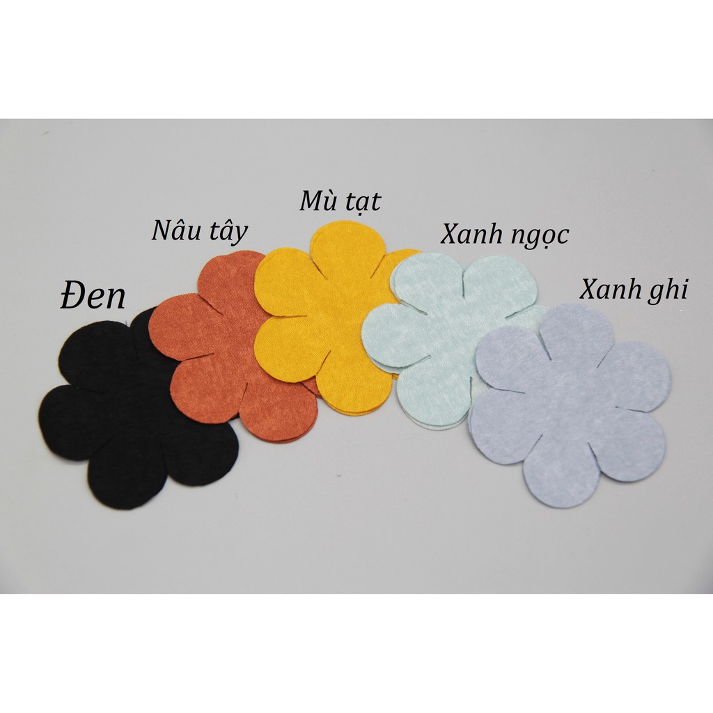 Cánh hoa vải gấm 6 cánh