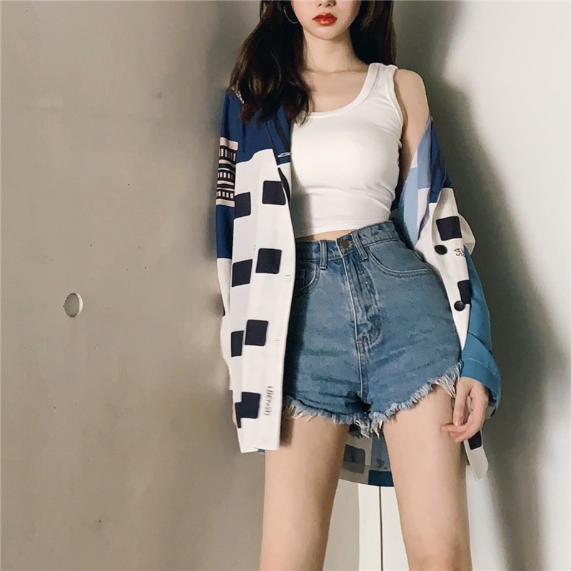 [HCM]Áo croptop ba lỗ CERA-Y chất thun co dãn CRA035