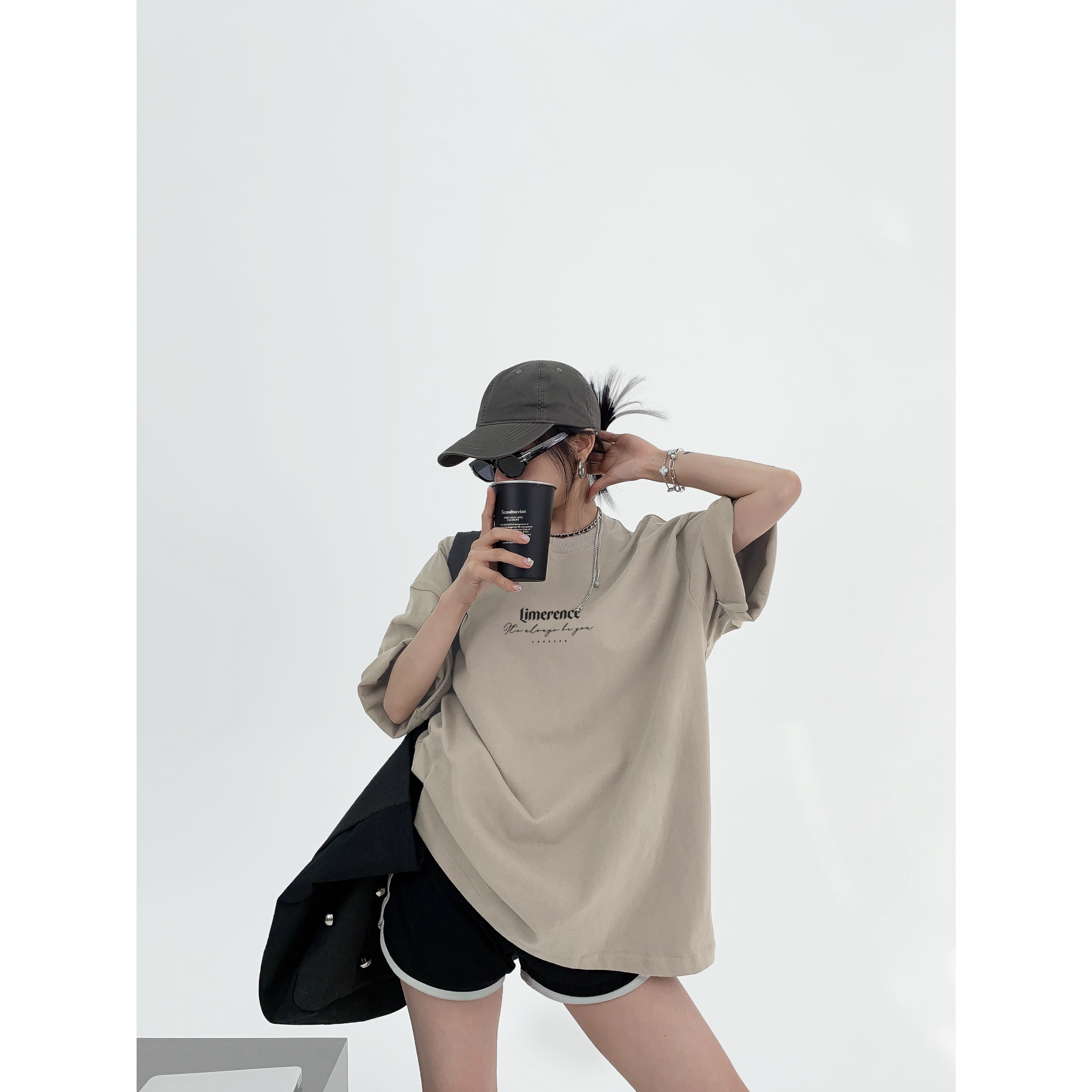 Áo thun form rộng LIMERENCE - Basic Tee Only you cotton cao cấp co giãn, dày dặn Local Brand
