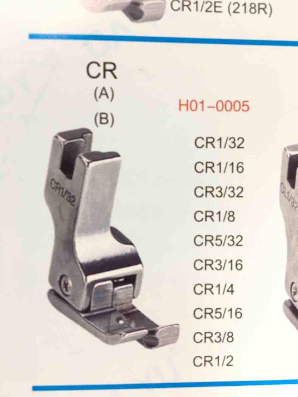 Chân vịt mí phải CR1/16N loại 1 chất lượng