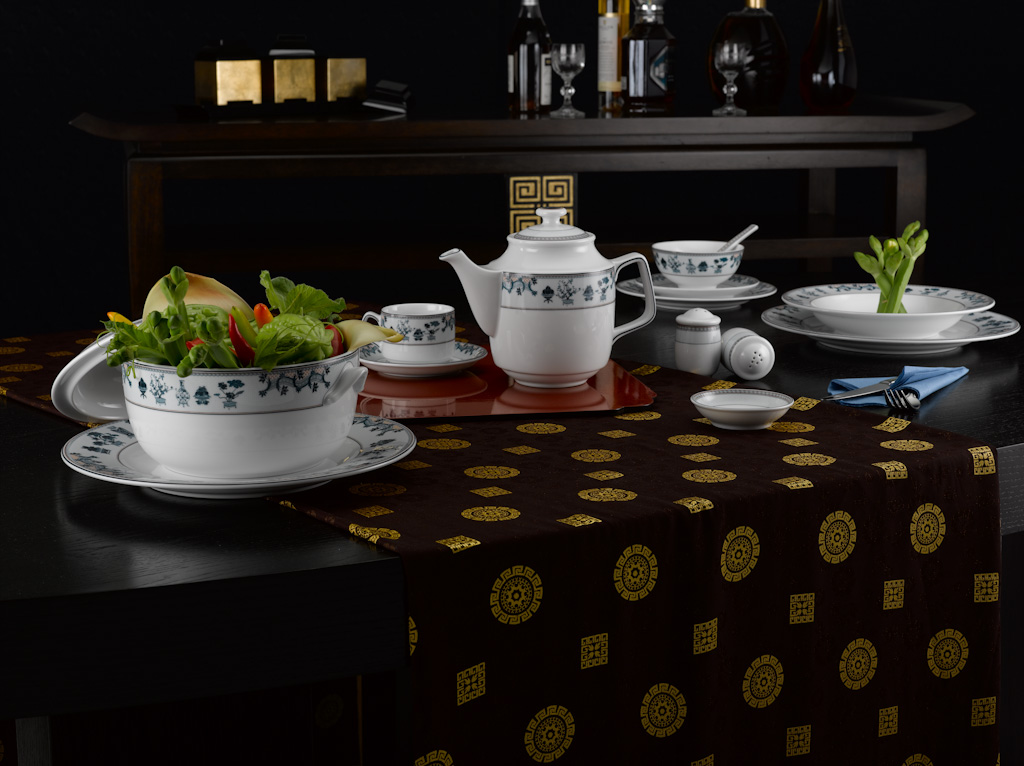 Set 5 Cup dot 9cm Jasmine quartet quarter (040919133) -high-grade ceramic intelligent long 1