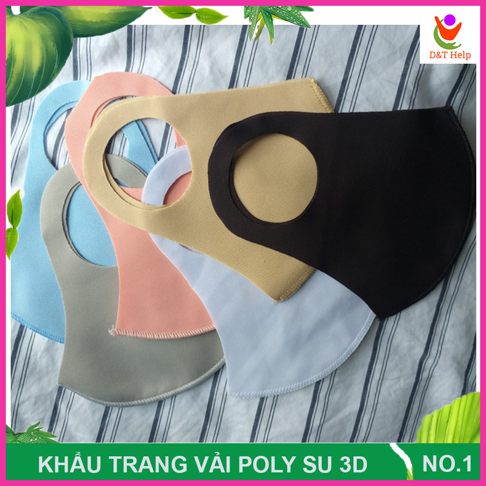 Khẩu trang vải POLY SU chống khói bụi
