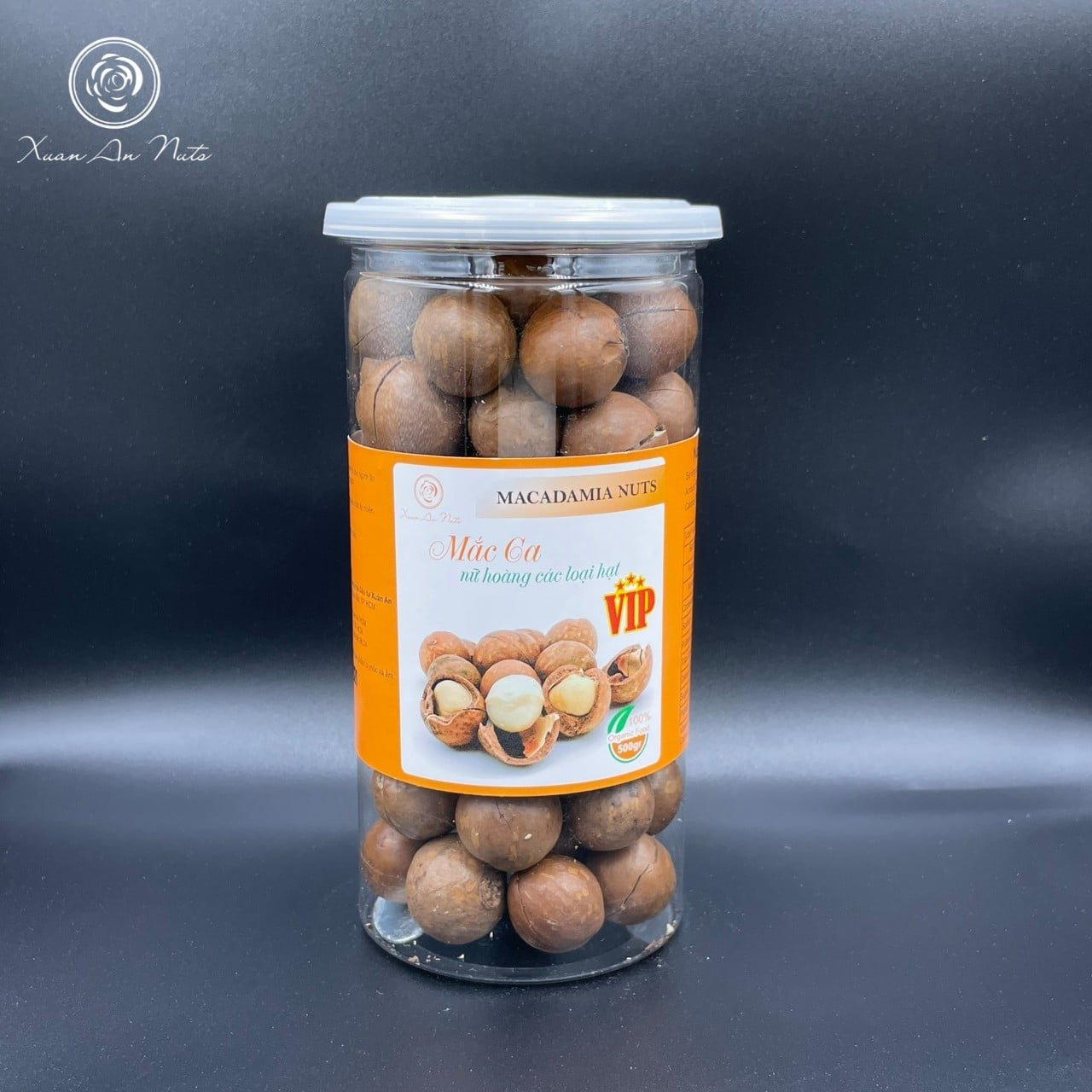 Hạt Macca Nứt Vỏ - Hạt VIP Size Lớn Thượng Phẩm (Hộp 500g)