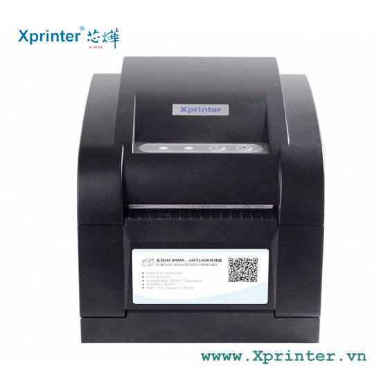 (Khuyến Mãi)_Máy In Tem Mã Vạch Xprinter XP-350B Cổng USB