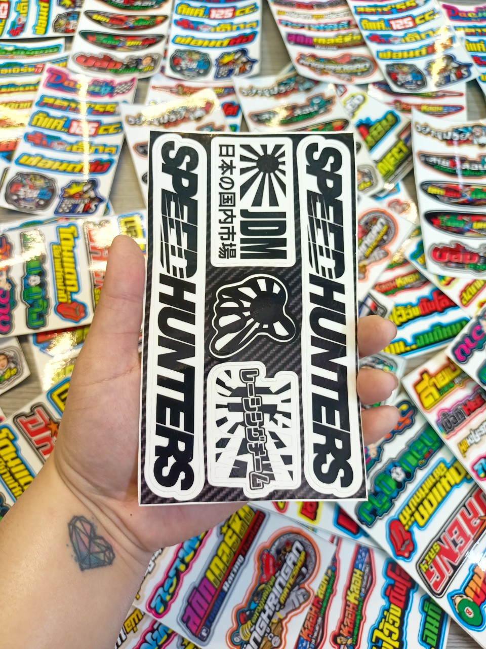 TEM SET STICKER JDM DÁN TRANG TRÍ XE