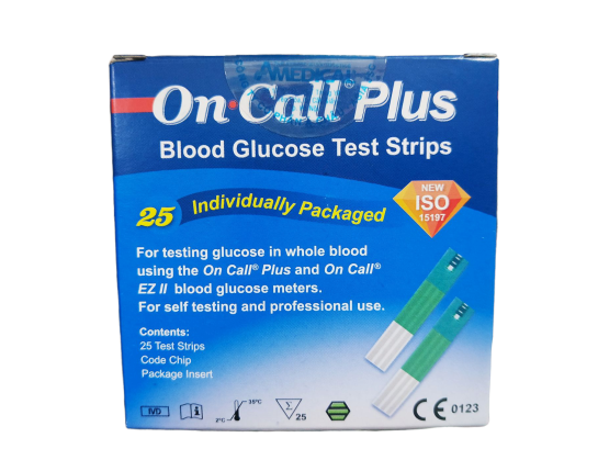 Que thử đường huyết Acon On Call Plus - Hộp 25 que - Hộp 50 que - APM