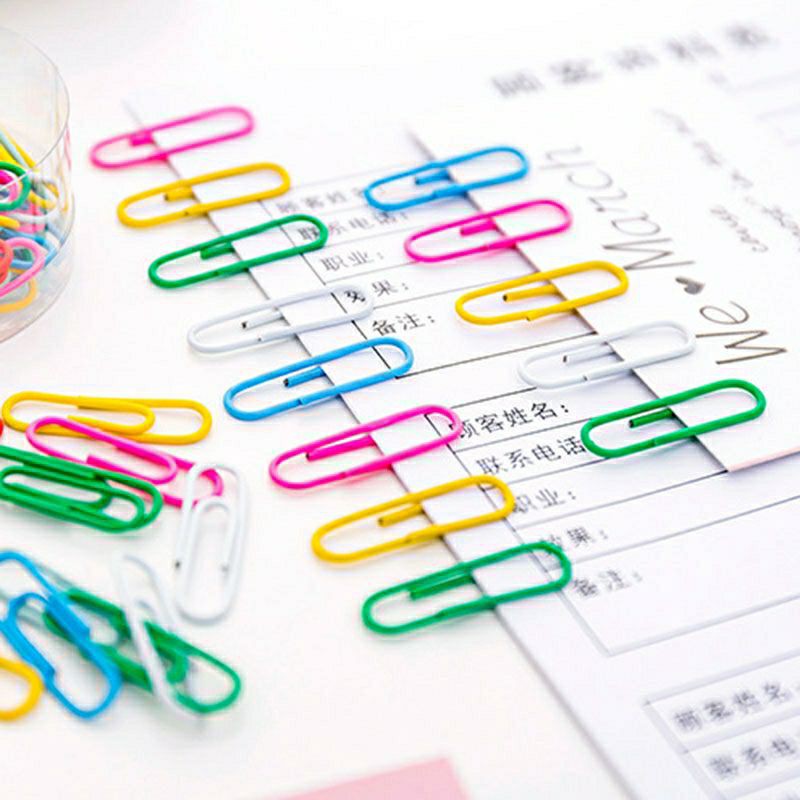 Set 10 kẹp giấy đủ màu