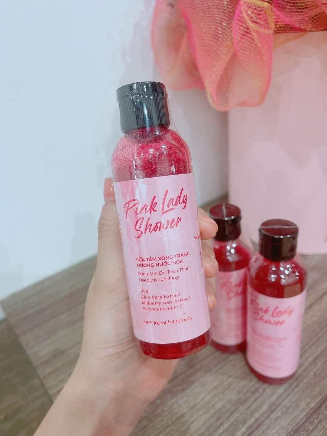 Sữa tắm xông trắng Pink Lady Mini 100ml