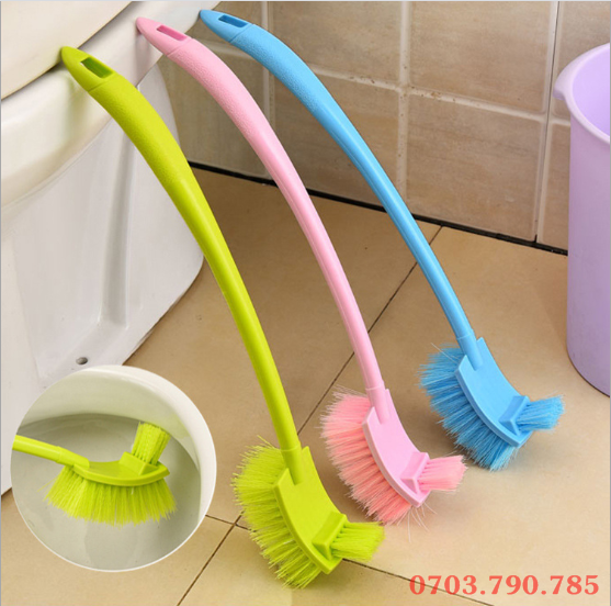 Bàn Chải Cọ Toilet 2 Đầu