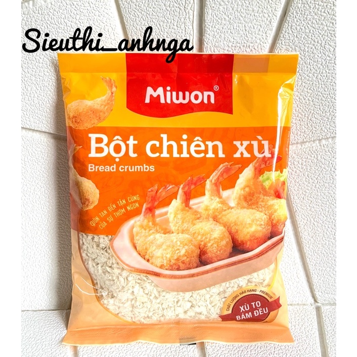 Bột chiên Xù màu trắng 100g Mới