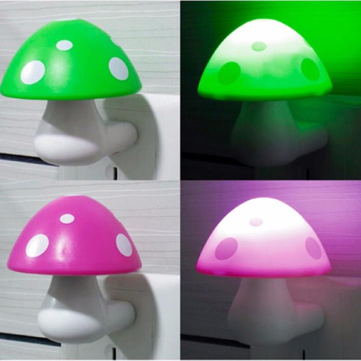 Mushroom tree shaped. The LED bulb night light is touch when turn on the light itself. Th075
