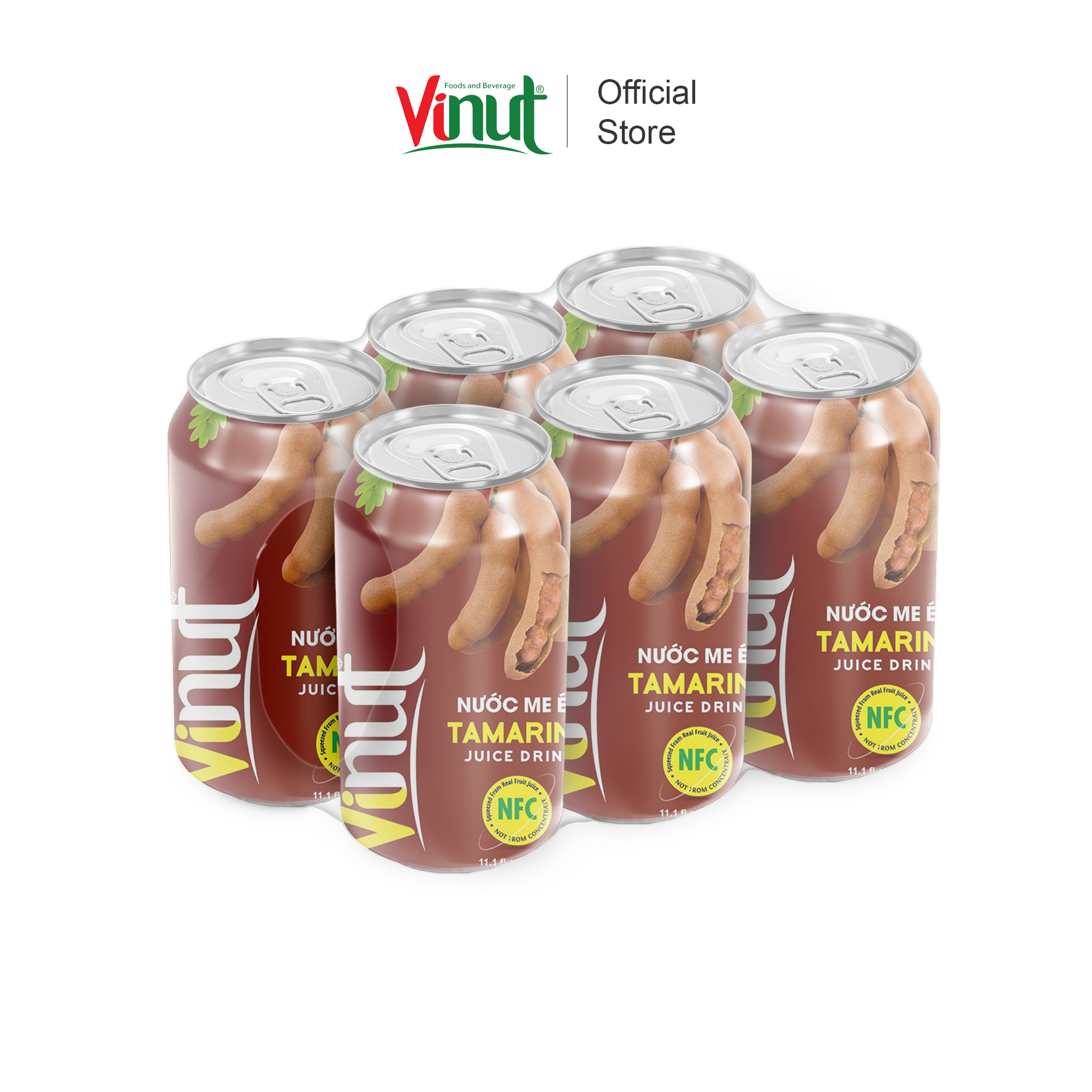[LỐC 6 LON] Nước Ép Me Vinut 330ml