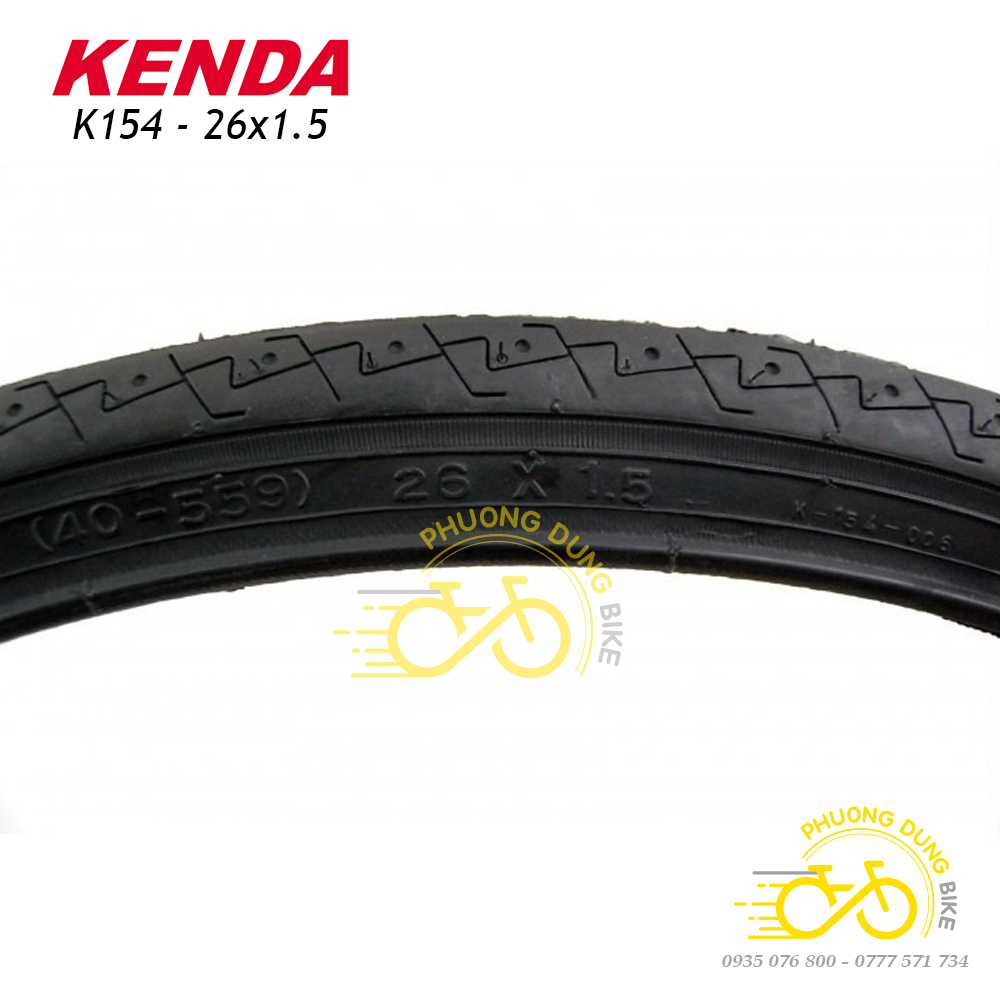 Lốp (Vỏ) xe đạp MTB KENDA VN K154 26x1.5 - 1 Cái