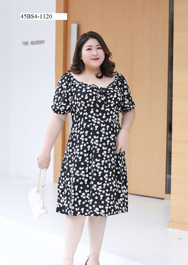 ĐẦM HOA CÚC BIG SIZE CAO CẤP