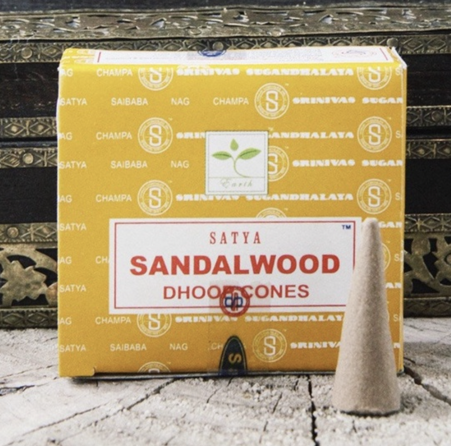 Nụ Nhang Trầm Ấn Độ (Satya Dhoop Incense Cones) l XÔ THƠM THANH TẨY