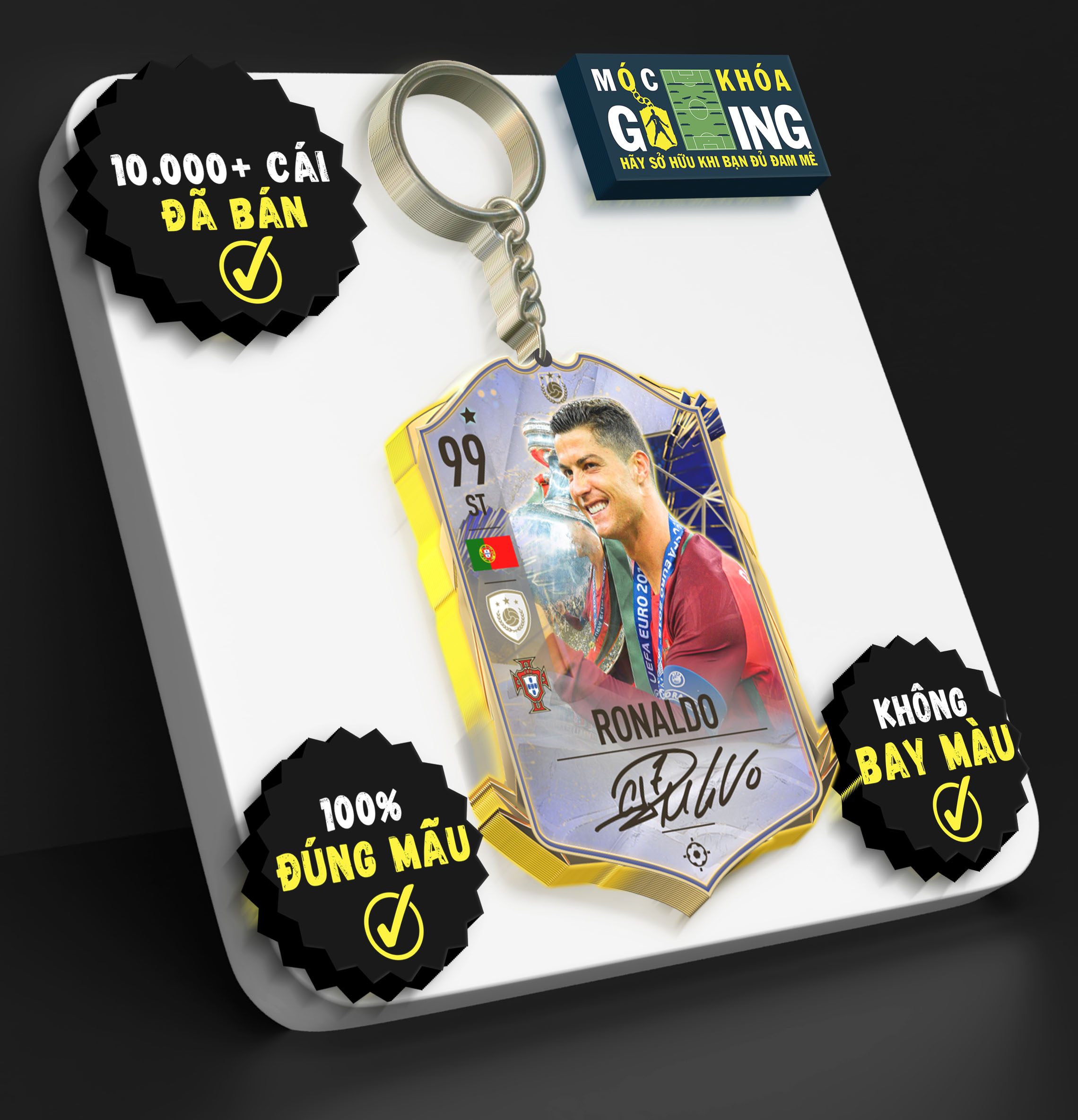 Móc Khóa Cristiano Ronaldo - Móc Khoá GAMING