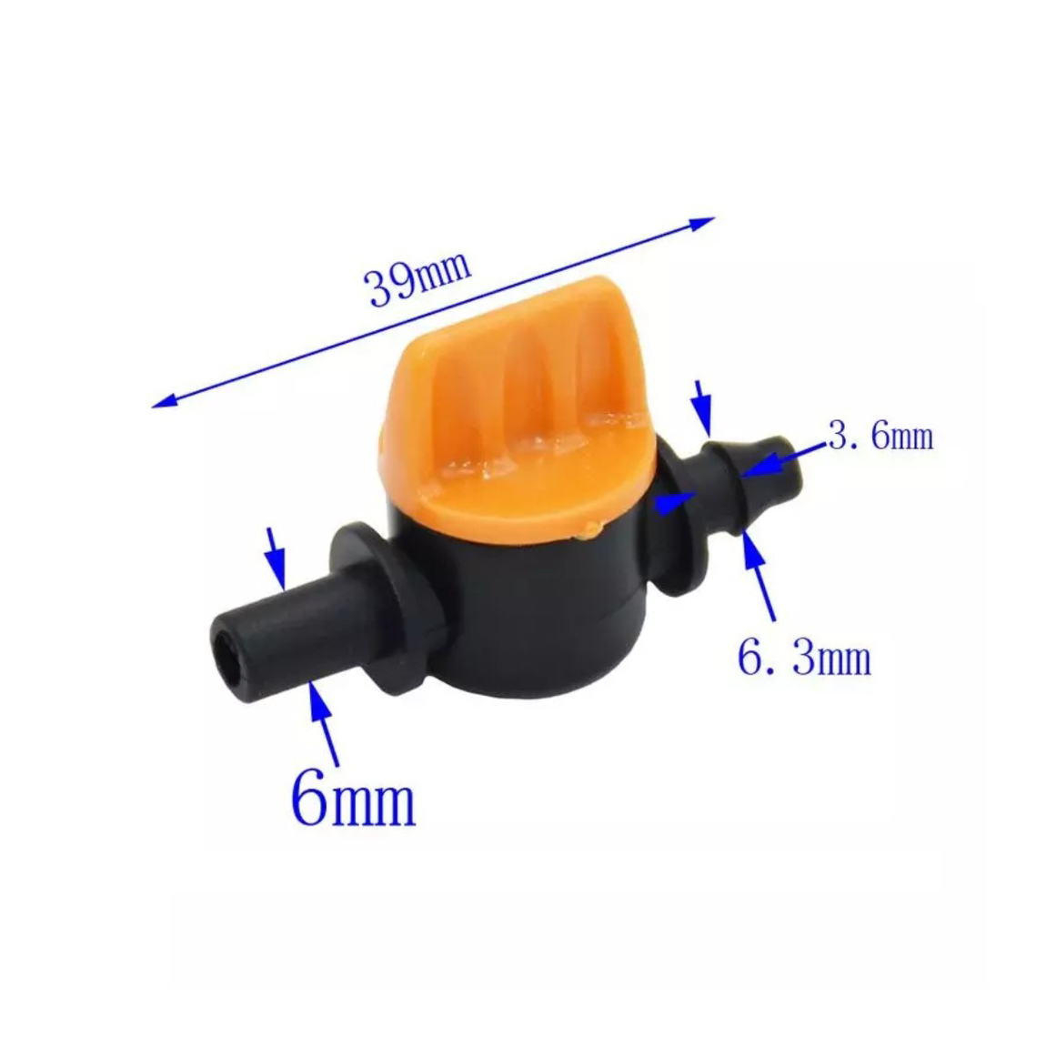 Van khởi thủy, van khóa ống 6mm (van sino chỉnh áp béc tưới)