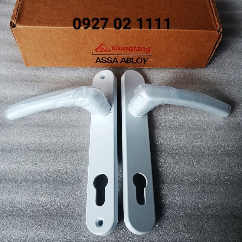 1 pair original steel core plastic door knob GQ Assa Abloy single door handles
