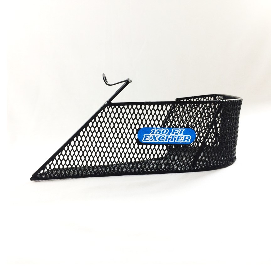 Basket Attached to the Side of the Exciter 150 Vehicle