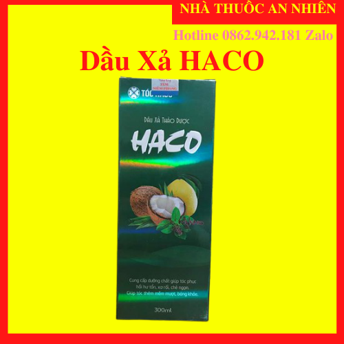 Dầu Xả Thảo Dược HACO - Dầu xả Haco giúp dưỡng ẩm da đầu và tóc dưỡng tóc làm giảm xơ rối chẻ ngọn gãy rụng tóc - AN001