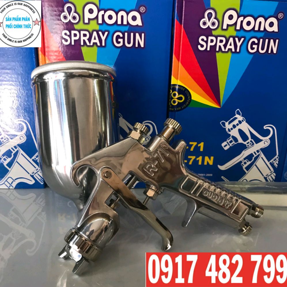 Dụng cụ phun sơn r71 prona béc phun 1.3mm