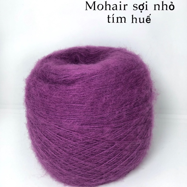 Len Mohair sợi nhỏ siêu ấm siêu dôi sợi cuộn 100g